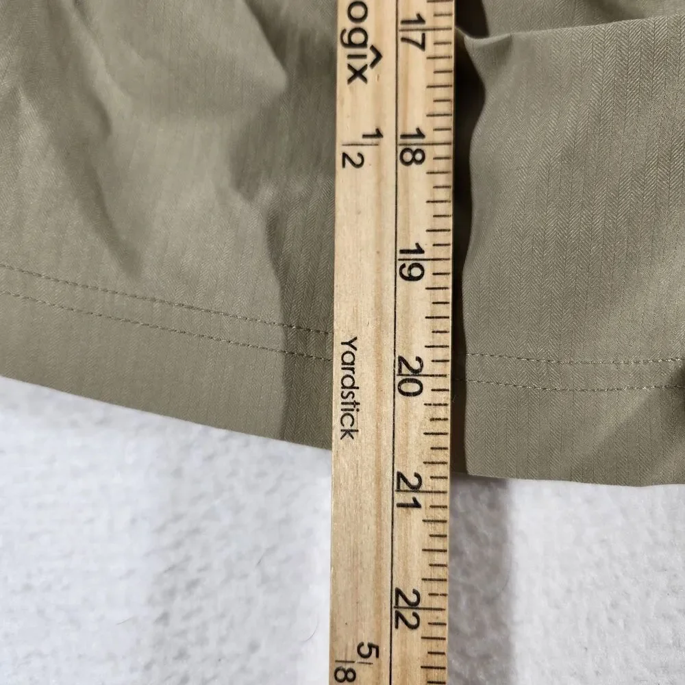 Nike Golf Tiger Woods Collection Shorts Mens 32 Khaki Tan Flat Front Outdoor